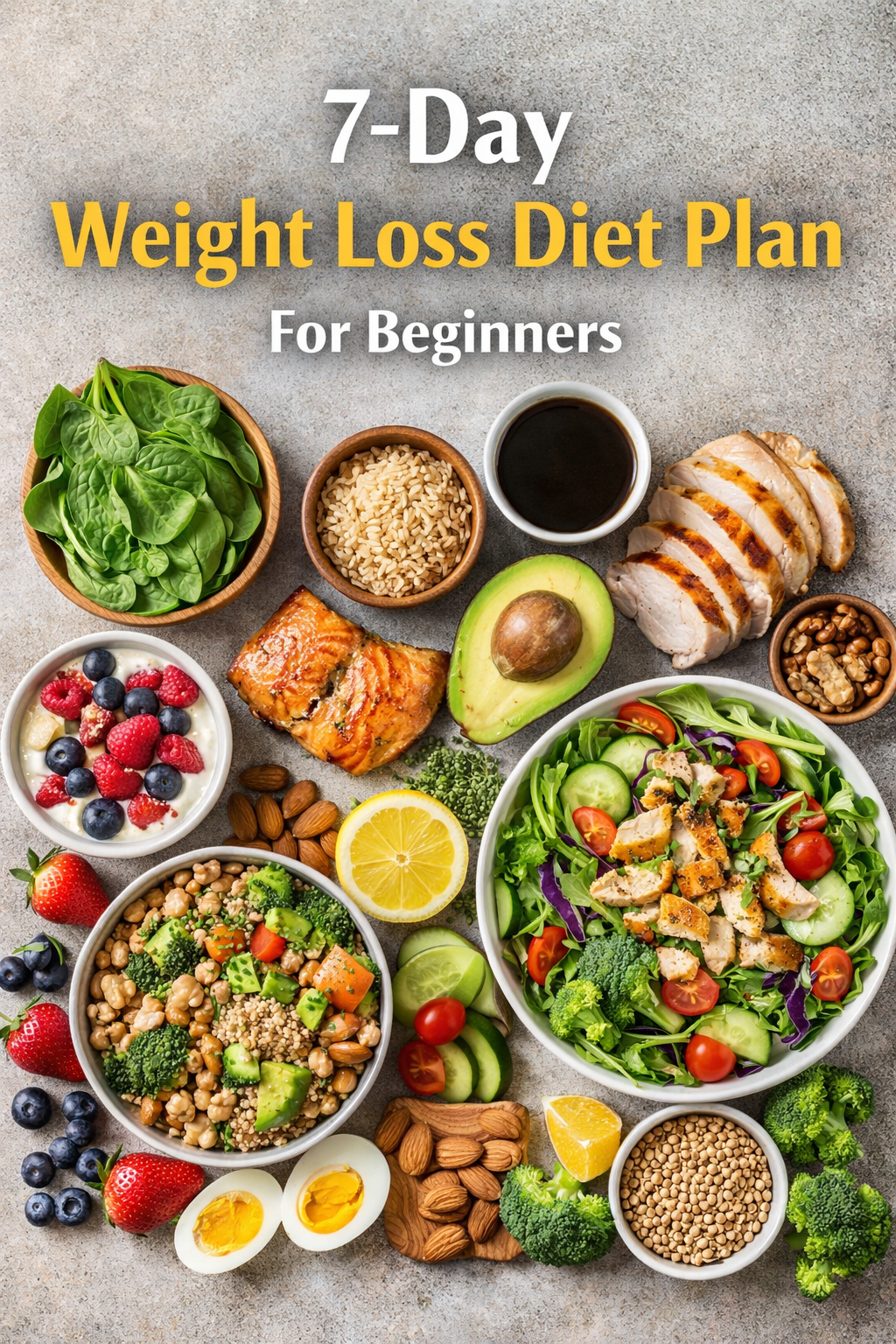 7-Day Weight Loss Diet Plan for Beginners (Healthy & Sustainable)
