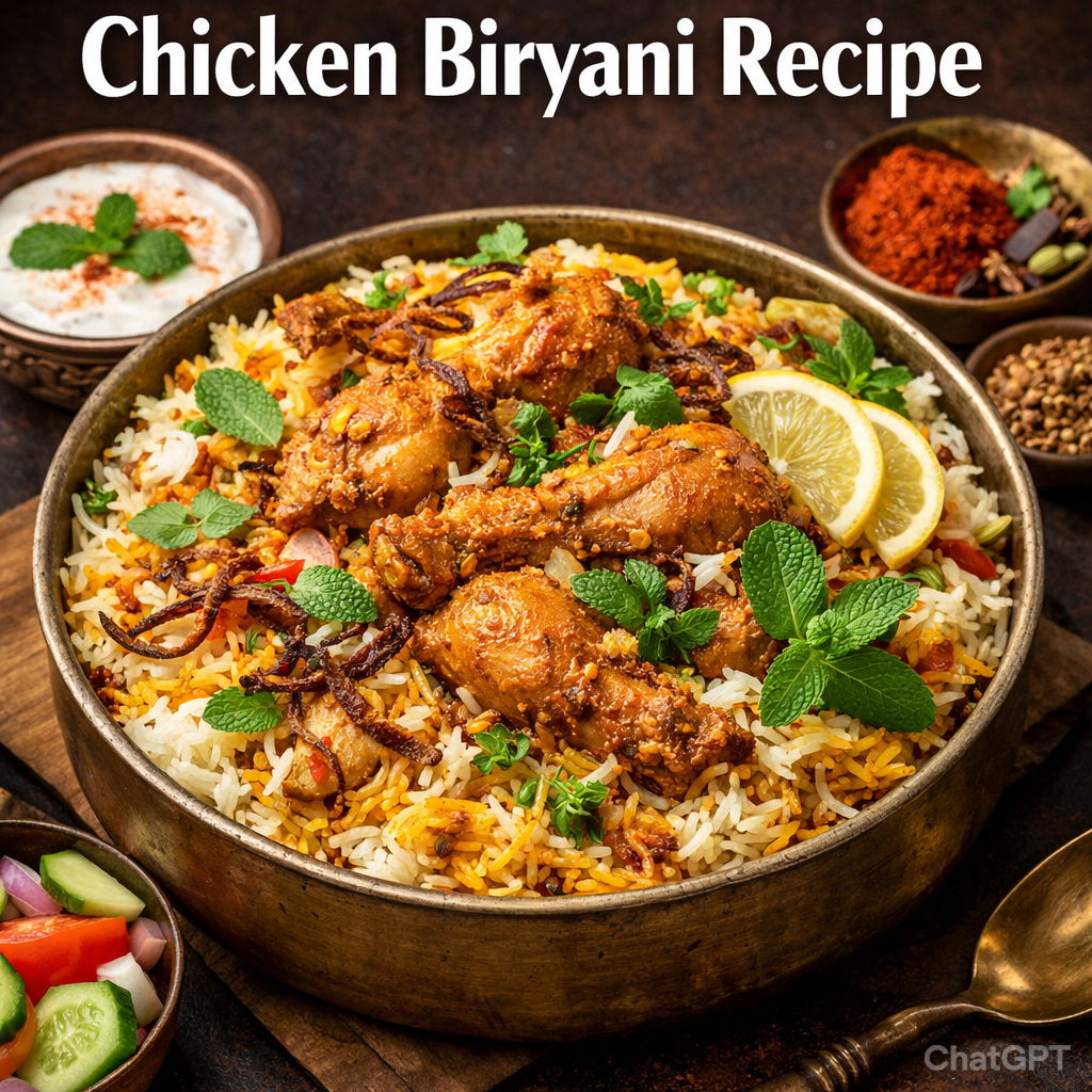Best Chicken Biryani Recipe – Authentic, Easy & Full of Flavor